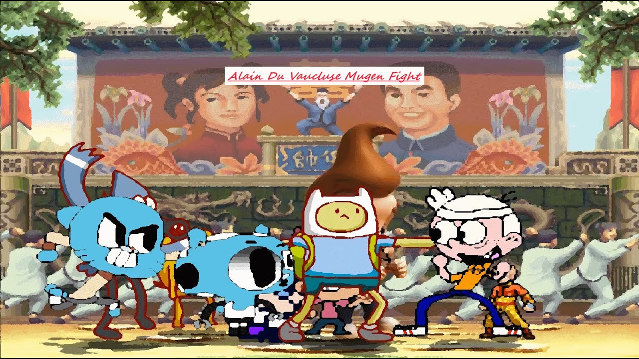 Mugen : Team Cartoon Network Vs Team Nickelodeon (Request)