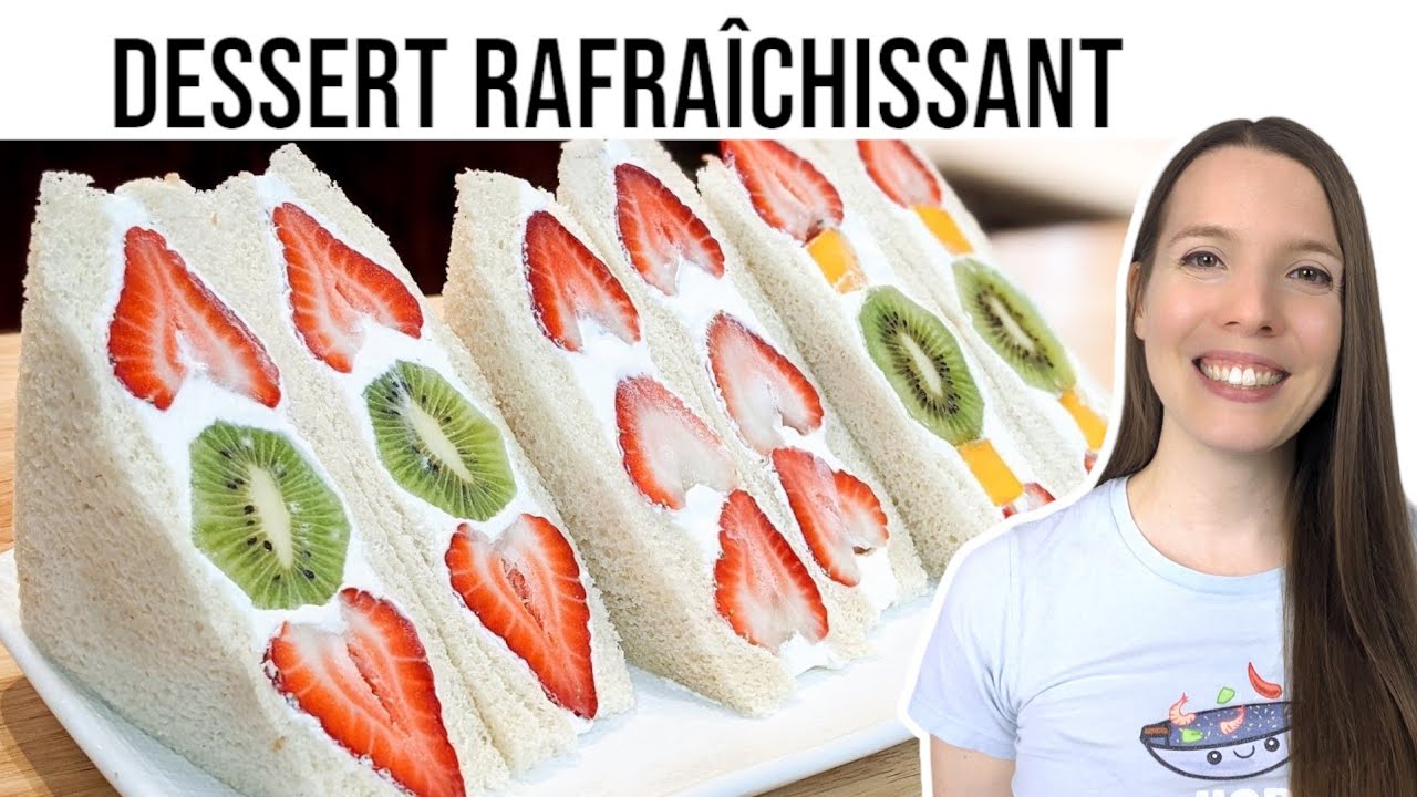 SANDO AUX FRUITS (DESSERT/ SNACK JAPONAIS) - HOP DANS LE WOK
