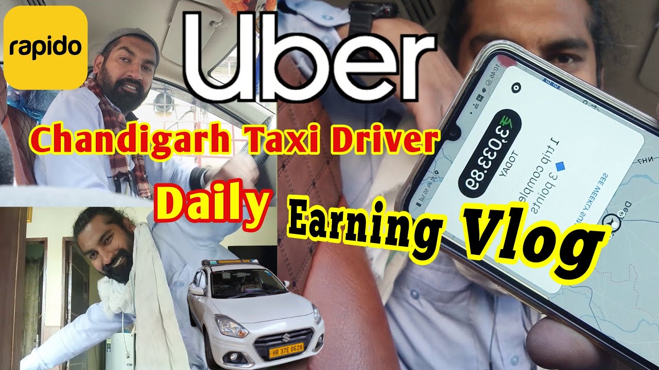 Uber Taxi Driver Chandigarh||#income #earning #viral #uber #bestdriver