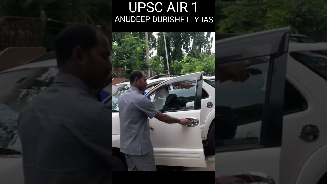 UPSC AIR 1 Collector and DM Anudeep Durishetty IAS Grand Entry || IAS MOTIVATION