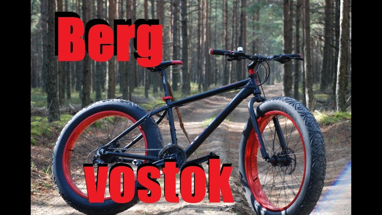 REVIEW FAT BIKE BERG VOSTOK BLACK RED