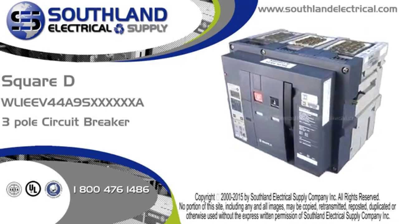 Square D WL1EEV44A9SXXXXXXA, 1600 Amp, Insulated Case Circuit Breaker