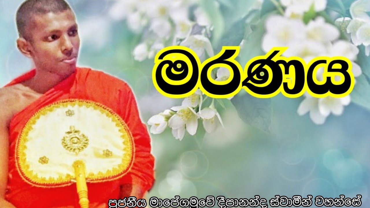 මතක බණ (ධර්ම දේශනා)  මරණය | Ven. Mapegamuwe Deepananda Thero