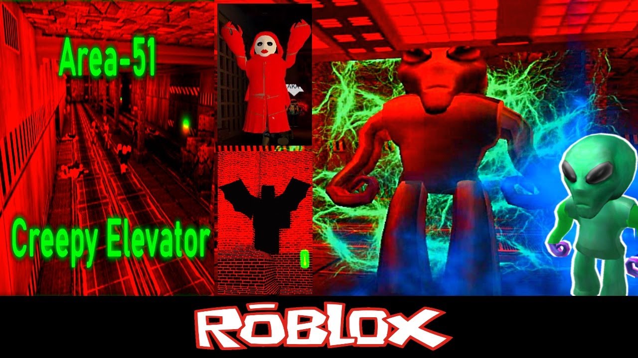 (Area-51) Creepy Elevator By LuaaaD [Roblox]