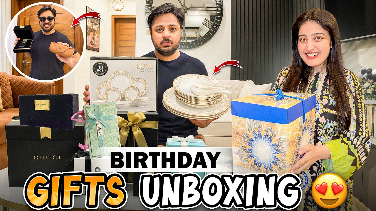 MOST FUNNY BIRTHDAY GIFTS UNBOXING 🤣🎁 | Meri Taraf Sy Surprise Gift 😍|Baby Girl K Welcome Ki Tayari🩷
