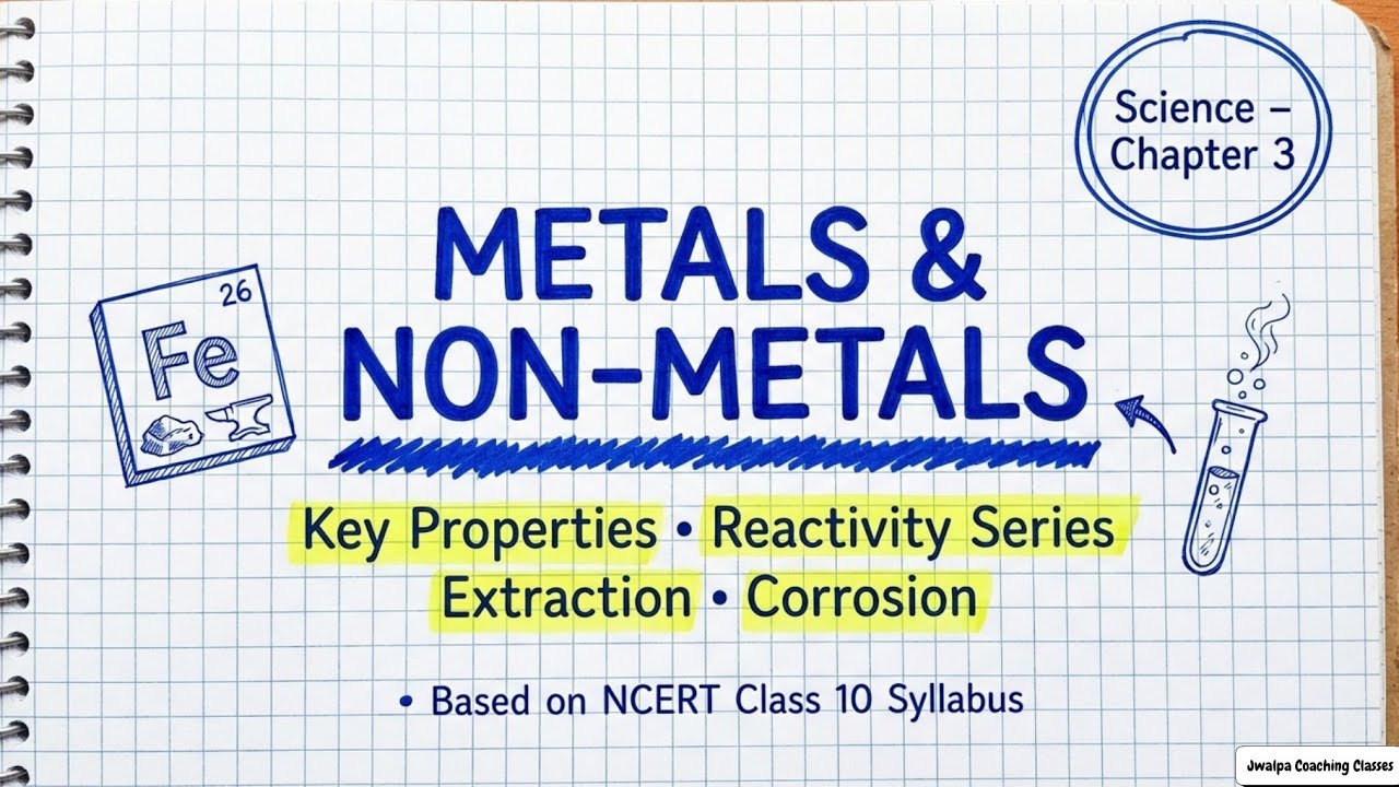 Metals and Non-metals #chemistry #class10 #boards2026 