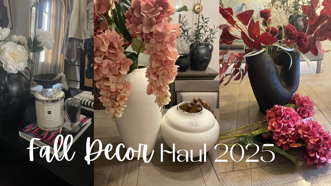 Cozy Luxe Fall Decor Haul 🍁/ CB2 , TJ Maxx + more
