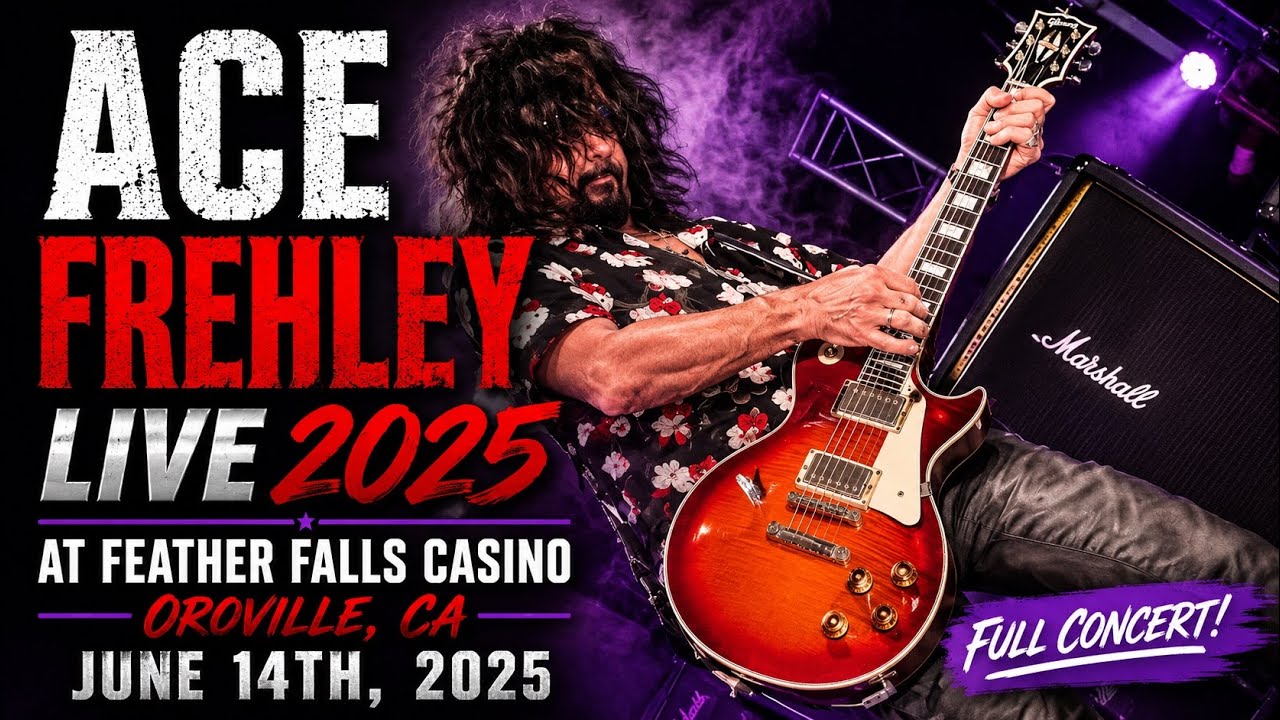 Ace Frehley Live at Feather Falls Casino -June 14th, 2025 -Legendary KISS Guitarist Rocks the Stage!