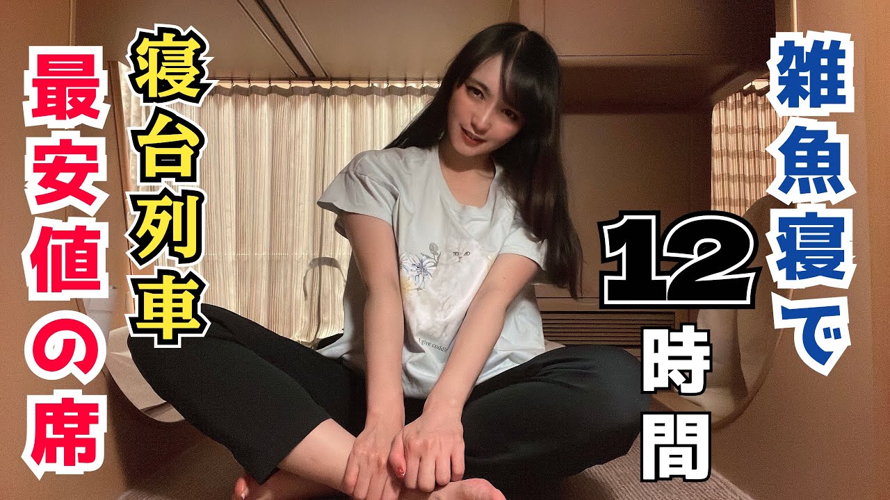【女独り旅】出雲➡東京を最安値で行ける！魅惑のノビノビ座席12時間の旅【寝台特急サンライズ】