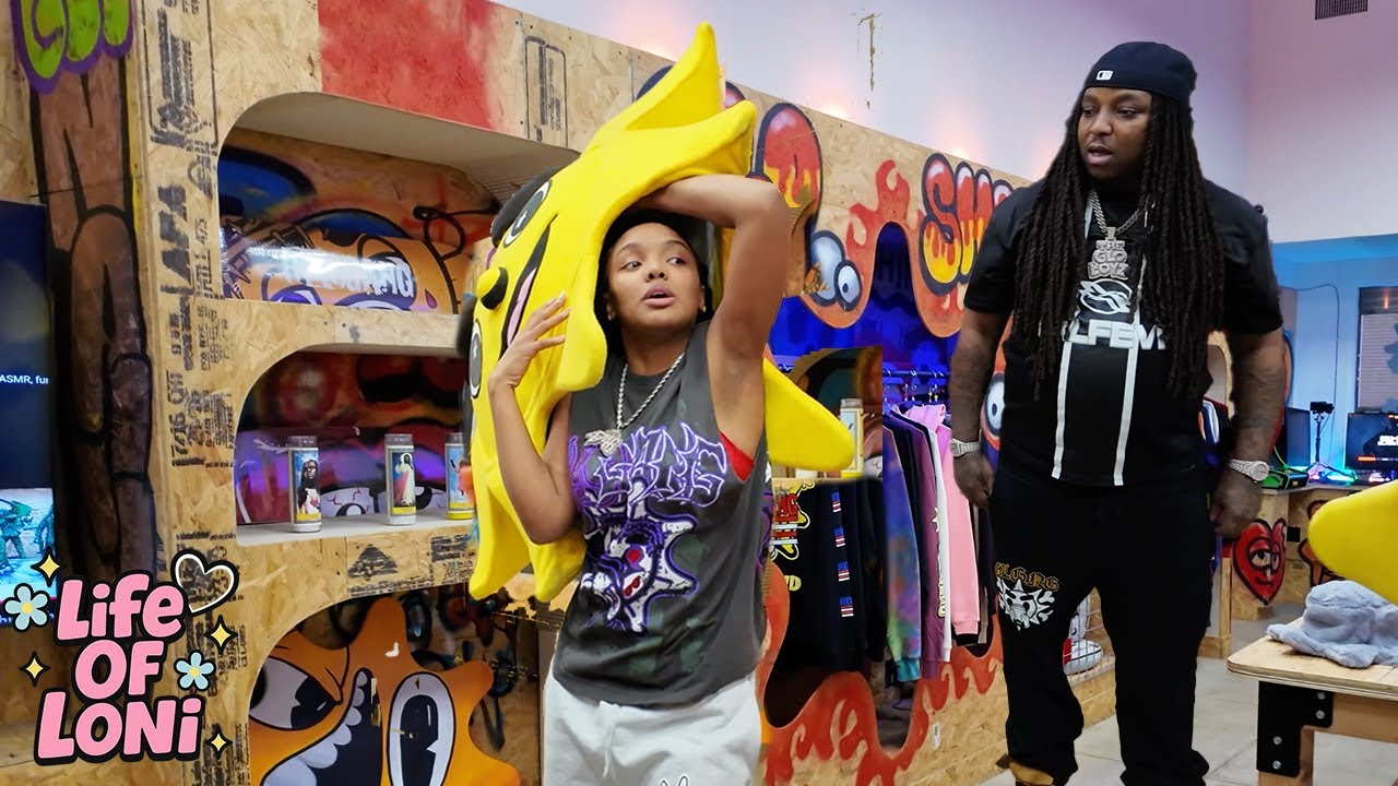 Жизнь Лони: Лони Би устраивается на работу в магазин Glo Gang и пытается обмануть Тадо [VLOG 01]