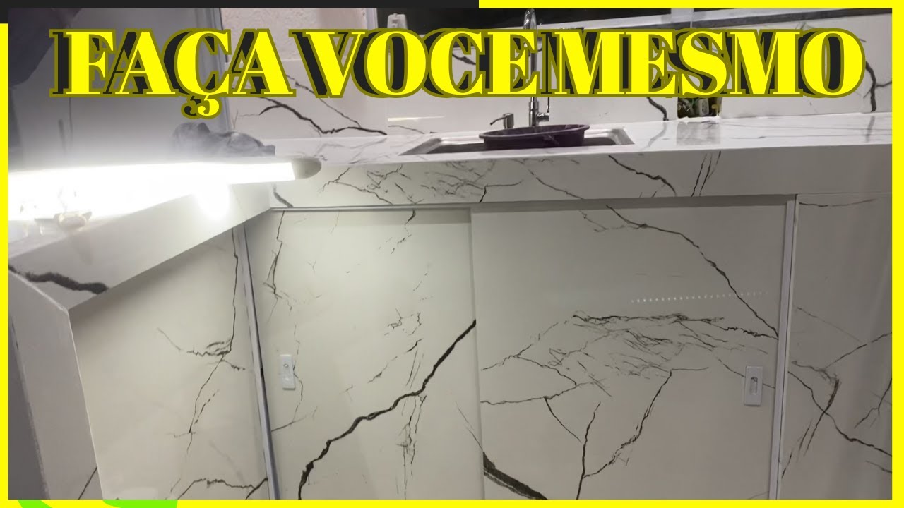 fechamento de pia em porcelanato