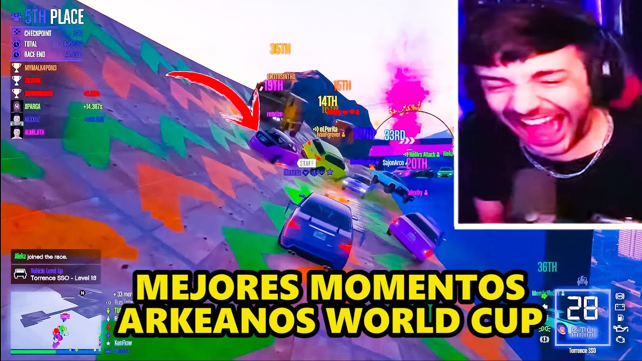 NEXXUZ MEJORES MOMENTOS TORNEO ARKEANOS WORLD CUP +48 STREAMERS (MUCHAS RISAS) 🤣| GTA V