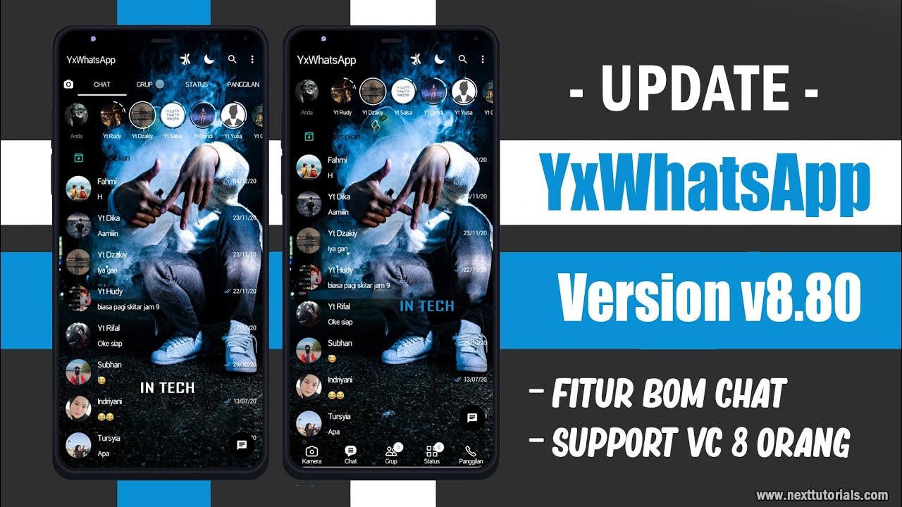 UPDATE!! YxWhatsApp v9.71 (YxWA ReMods) Hadir Tampilan Paling Keren