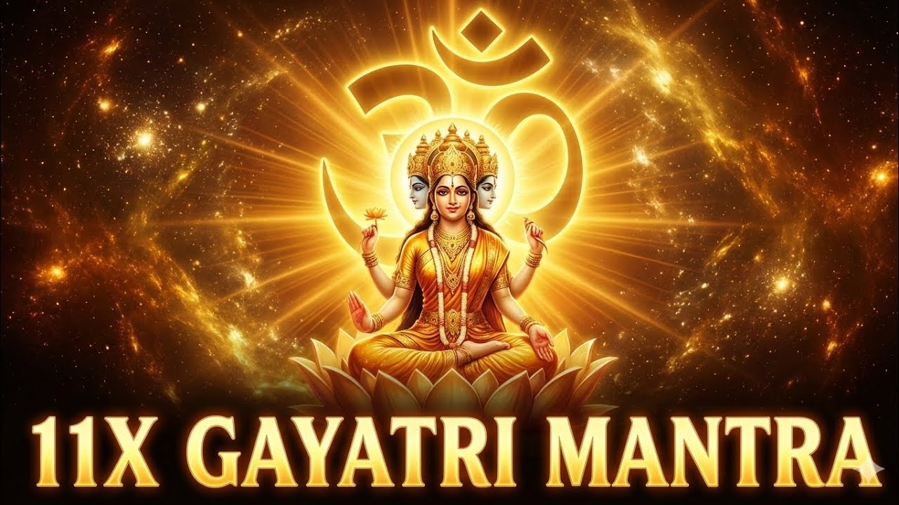 Gayatri Mantra 11 Times | Om Bhur Bhuva Swaha | Powerful Morning Mantra