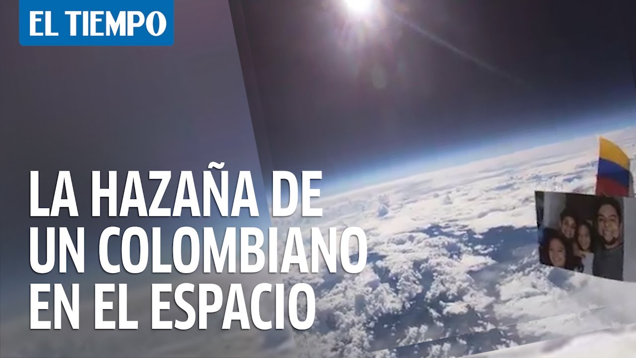 En Video: El impresionante experimento de un colombiano en el espacio