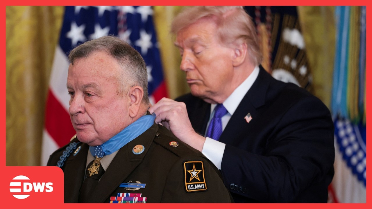 WATCH: Trump Awards U.S. Soldiers at Medal of Honor Ceremony Amid Iran Conflict | DWS News | AC1Z