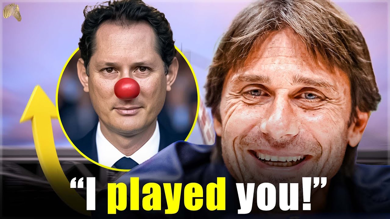 Conte&nbsp;played Elkann, who looks like a fool😑