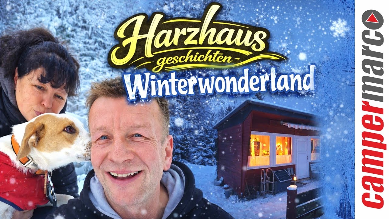Unser Winterabenteuer in unserer verschneiten Hütte in den Bergen | Harzhausgeschichten