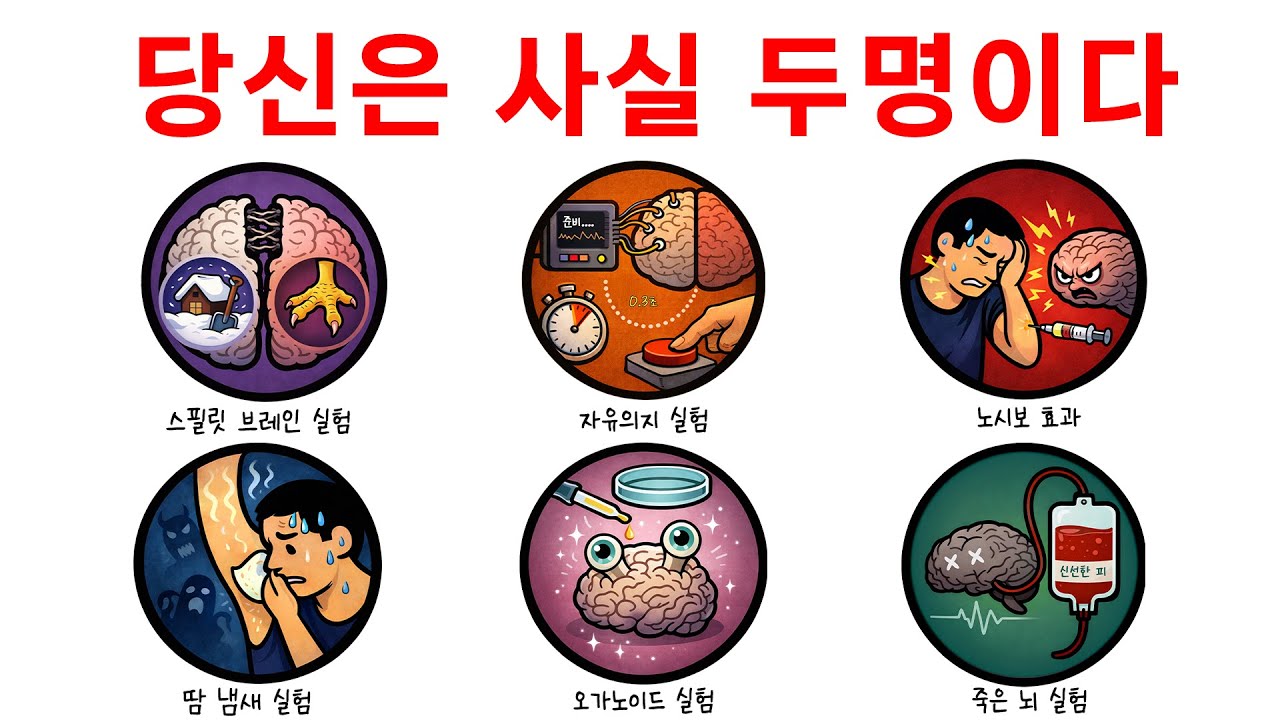 뇌에 대한 '6가지 실험'