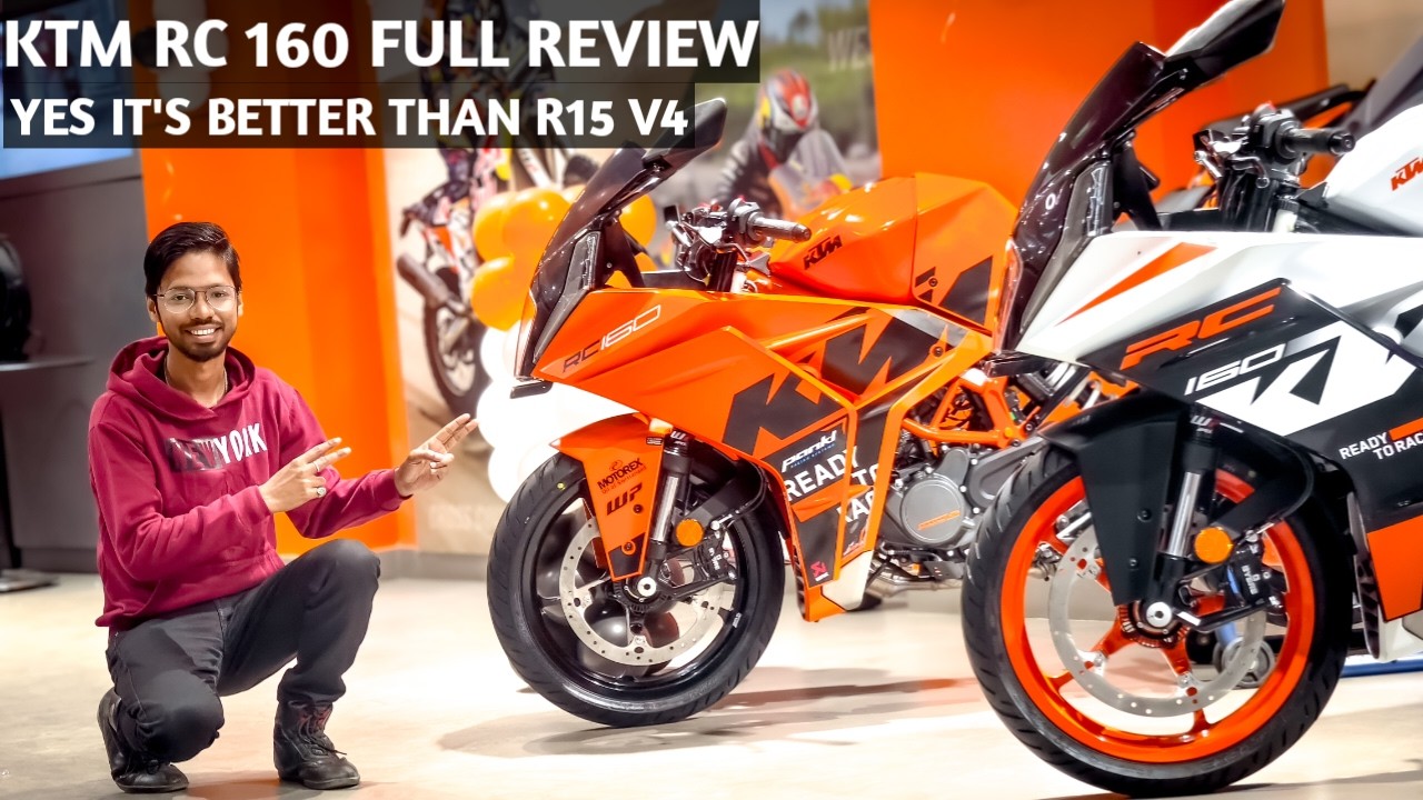 KTM RC 160 Full Review | Better Than Yamaha R15 V4 ??