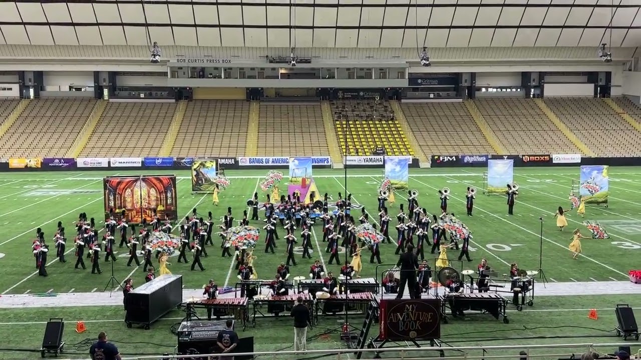 Mt. Spokane Wildcat Marching Band’s preliminary performance of “Love, Ellie,” Moscow ID, 11-01-2025