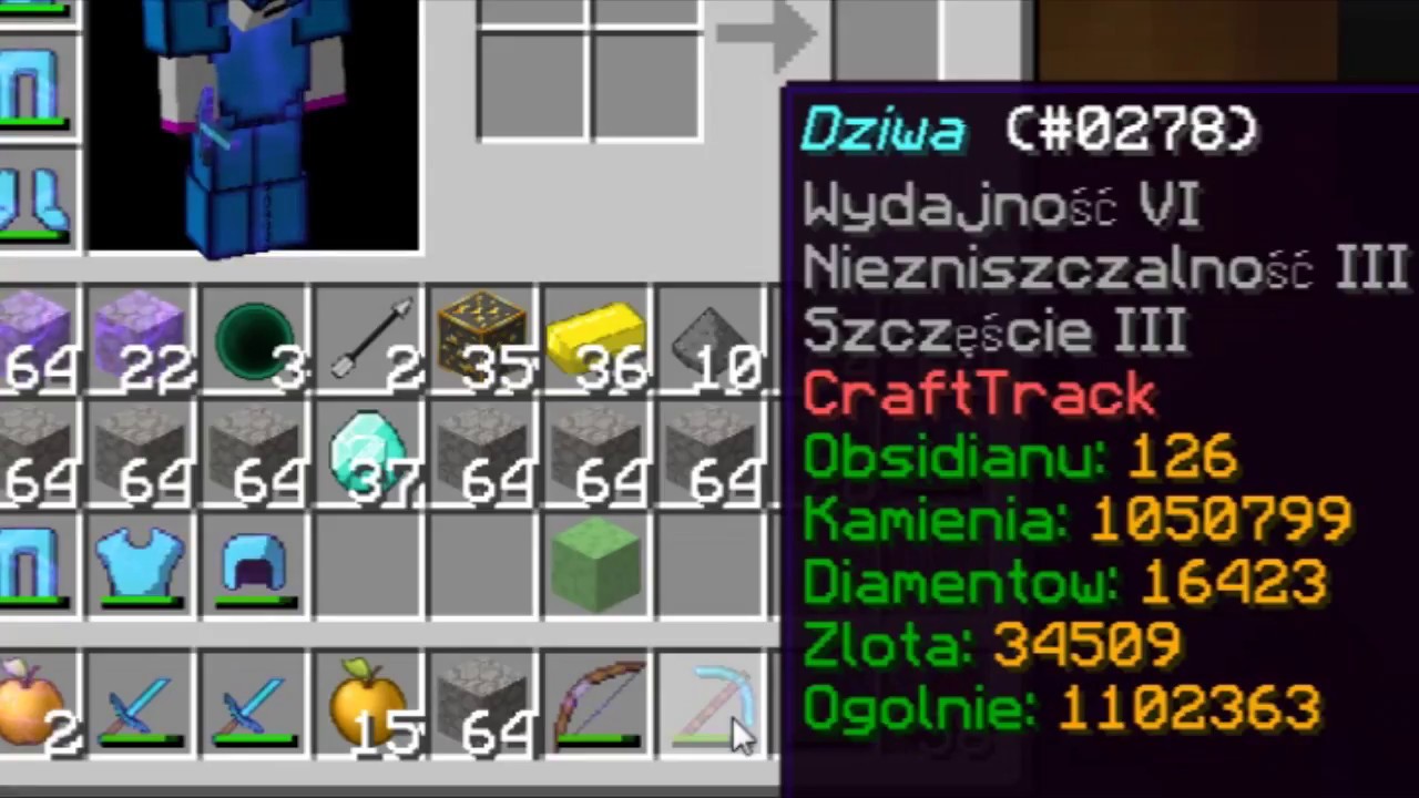 CraftCore.Pl | Darmowe 6/3/3 | Wbita perłami do cuba | 200 iq | LOOK OPIS