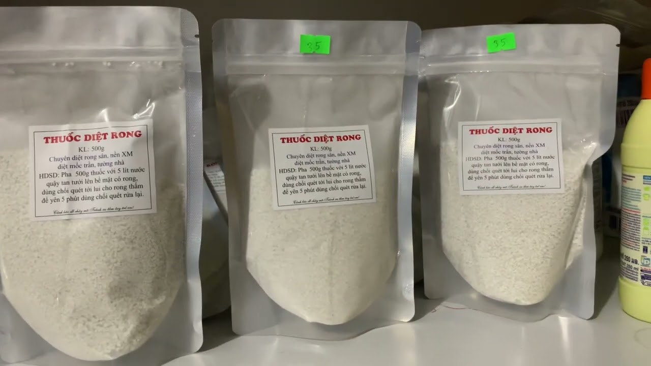 Thuốc diệt rong r&ecirc;u, m&oacute;c trần, tường nh&agrave; rất hiệu quả chỉ 35k/ 1 g&oacute;i LH : 0938564048 #rong