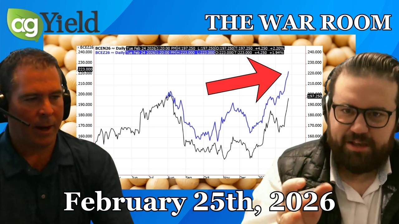 Crush margins truck higher & the case against panic selling. | The War Room: February 25th, 2026