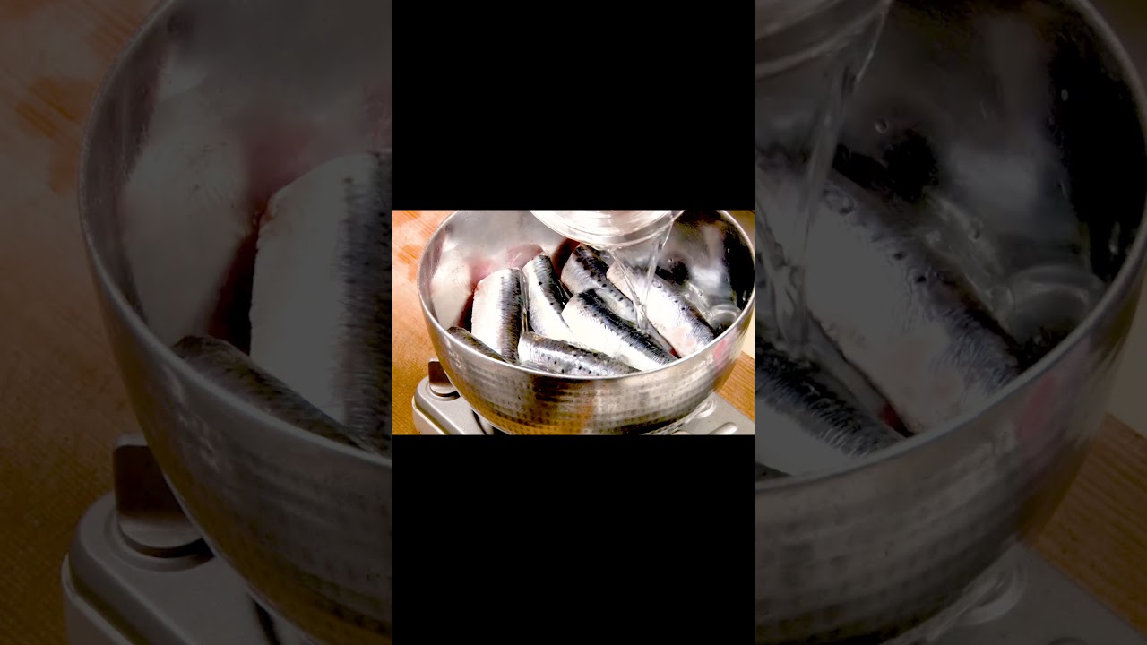 From the preparation of sardines to the creation of beautiful dishes #shorts