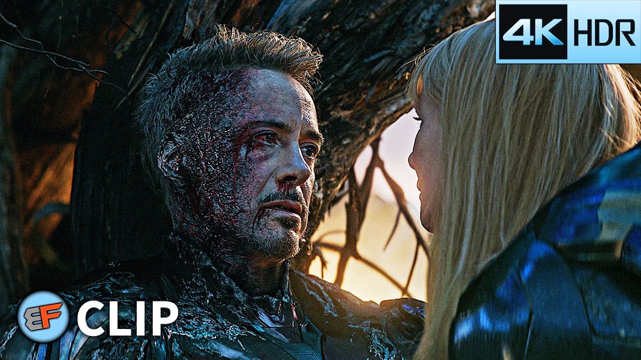 Tony Stark's Death Scene | Avengers Endgame (2019) IMAX 4K HDR Movie Clip