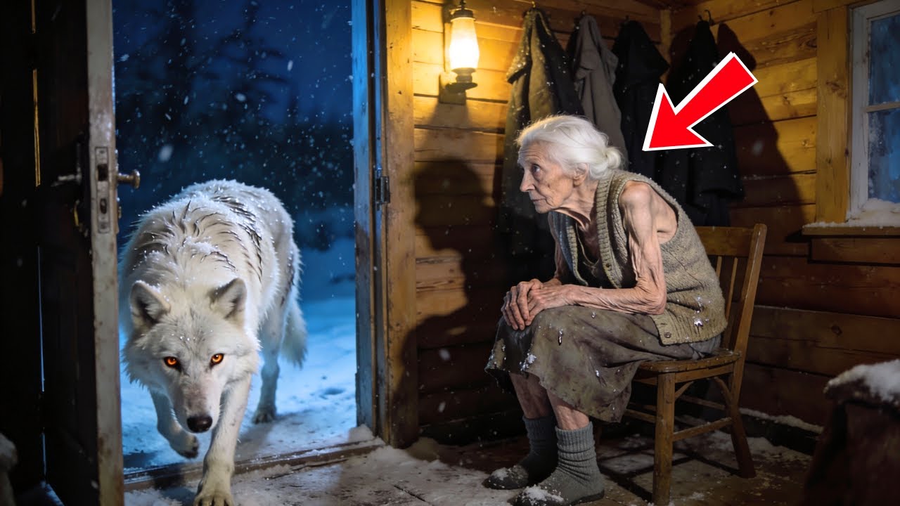 Old Woman Lets a Starving Wolf Into Her Home — At Midnight, What the Wolf Did Shocked Everyone