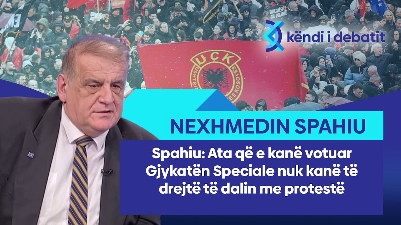 Spahiu: Ata që e kanë votuar Gjykatën Speciale nuk kanë të drejtë të dalin me protestë