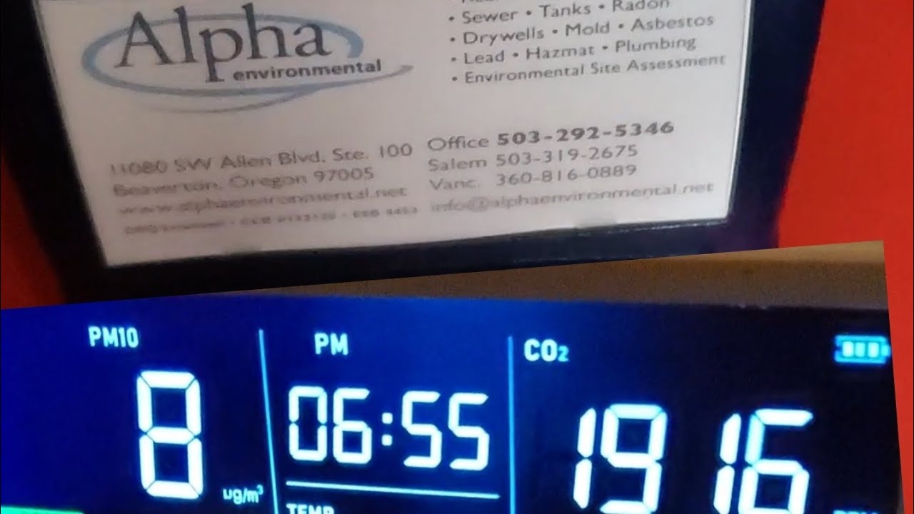 March 1, 2026 Alpha Environmental testing.  My monitors show highly toxic air! 