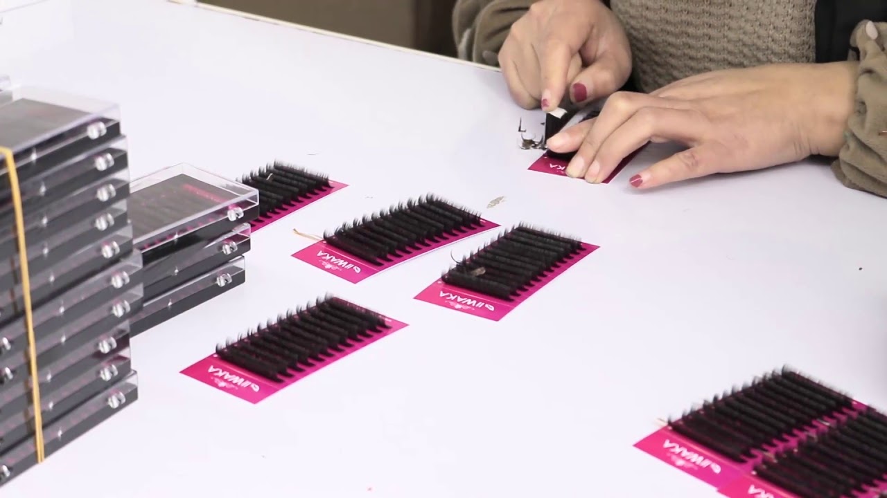 Goodyard Silk Eyelash Extension Making Process