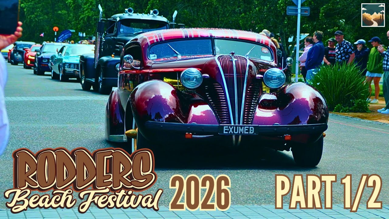 Rodders Beach Festival 2026 | Classic Cars, Hot Rods & Customs | Part 1