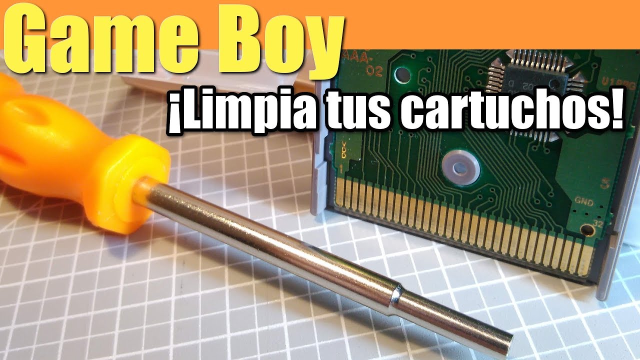 ✅ Game Boy: Cómo limpiar cartuchos - mantenimiento | Tutorial | Taller
