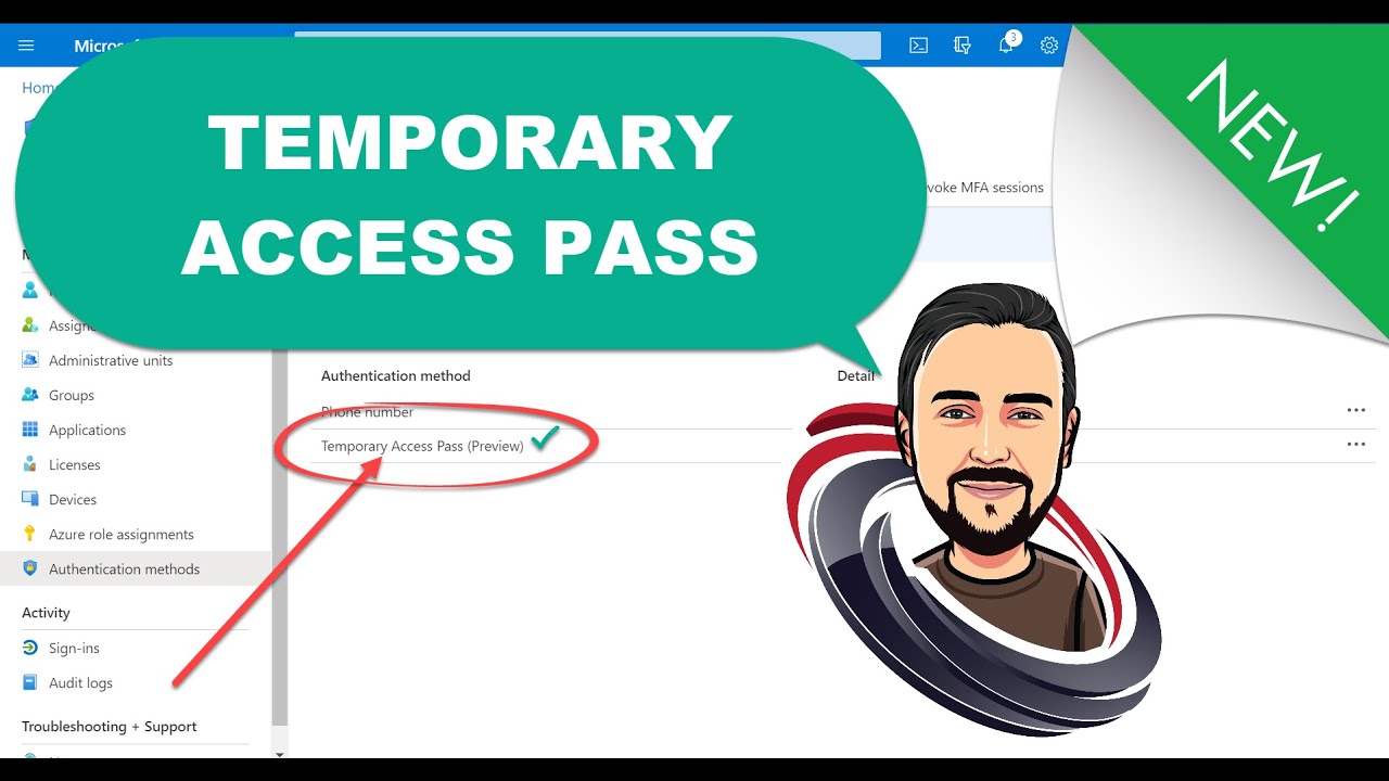 Temporary Access Pass (preview)