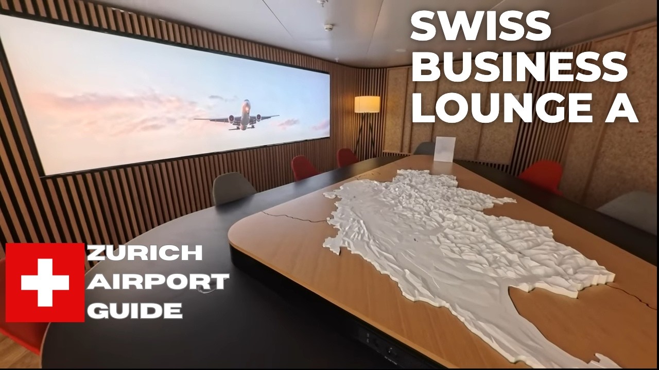 RECENZJA POSIŁKU NA LOTNISKU W ZURYCHU: Swiss Business Lounge A - elegancki, nowoczesny i zaskaku...