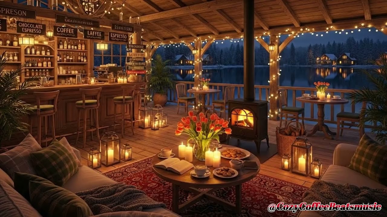 Soft Café Jazz Piano 🎹 Calm Winter Morning Ambience