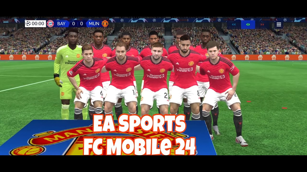 EA Sports FC Mobile 24 UEFA Champions League ( Man Utd vs FC Bayern Munich ) Gameplay