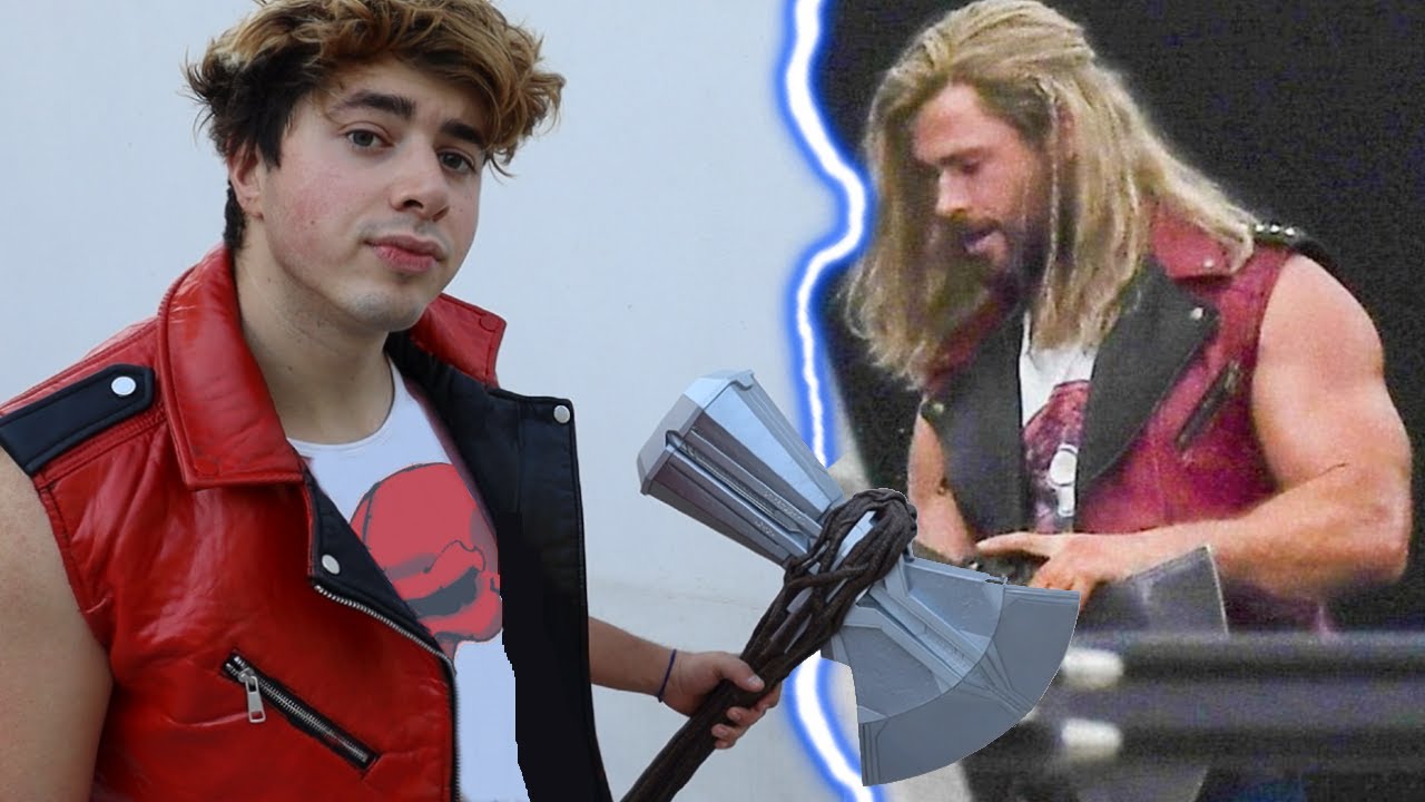 HICE UN COSPLAY IMPROVISADO DE THOR LOVE AND THUNDER - Carlos Te