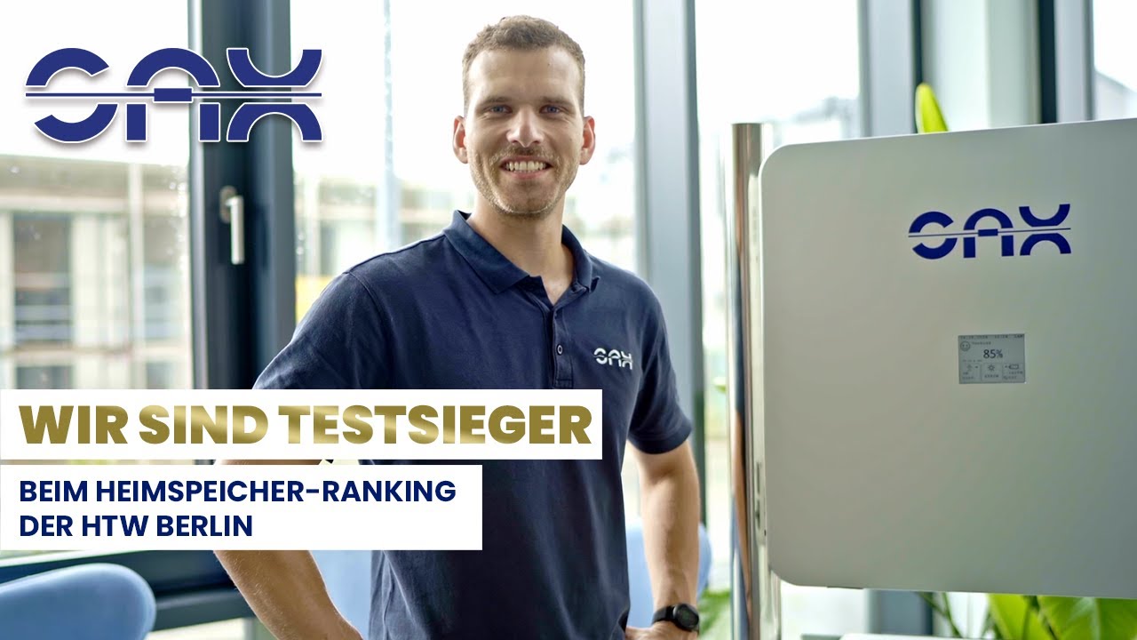 Heimspeicher-Test: SAX Power hängt die Konkurrenz ab!