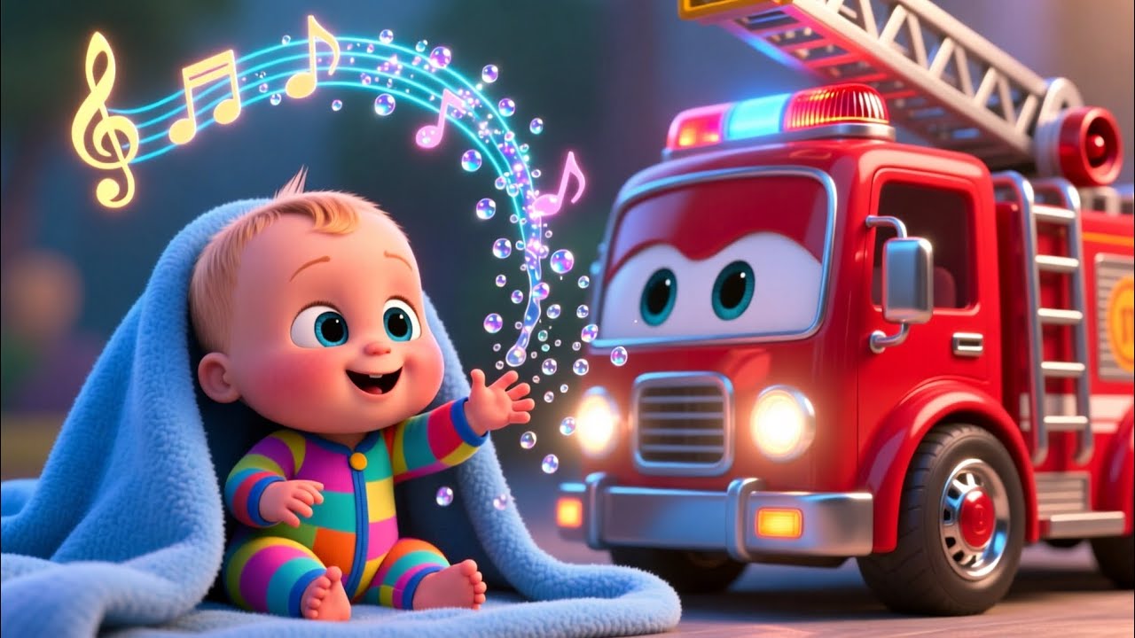 Honk Honk Fire Truck 🚒 Baby Fire Truck Song | Kids Nursery Rhyme
