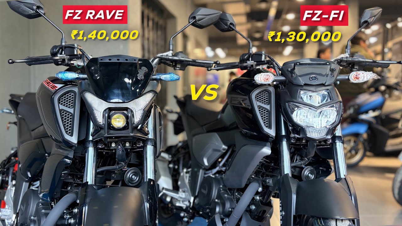 Yamaha FZ Rave Vs Yamaha FZ-Fi Detailed Comparison | 150cc Bike in 125cc Price ! 