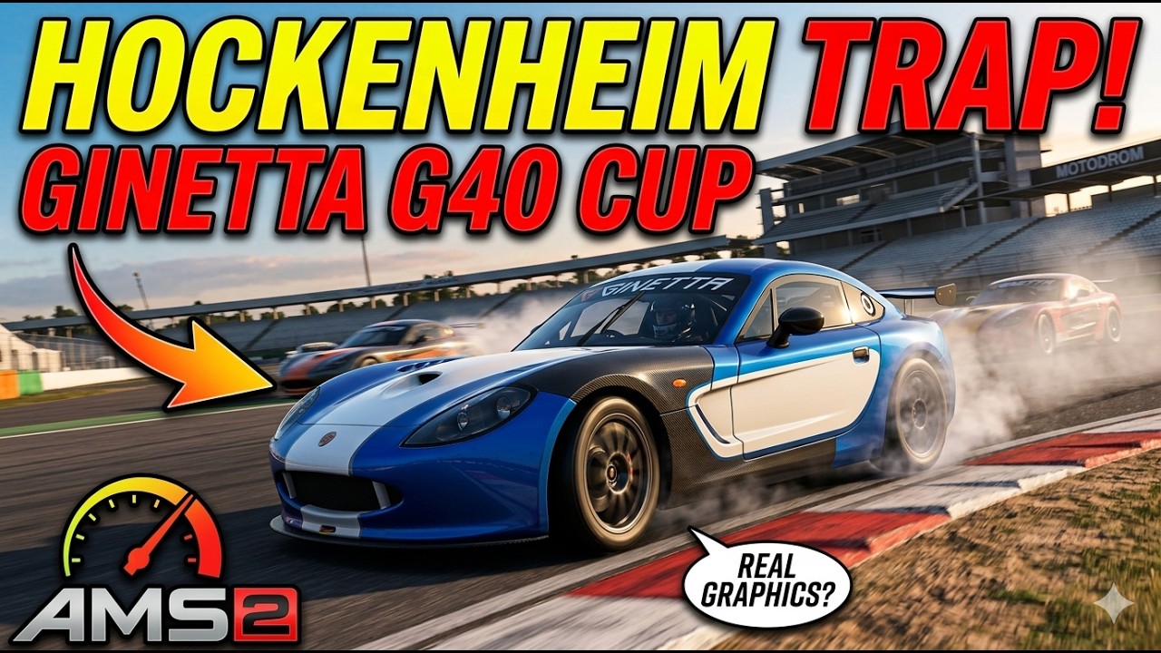Speedy Action: Racing Thrills at Hockenheim in AMS2