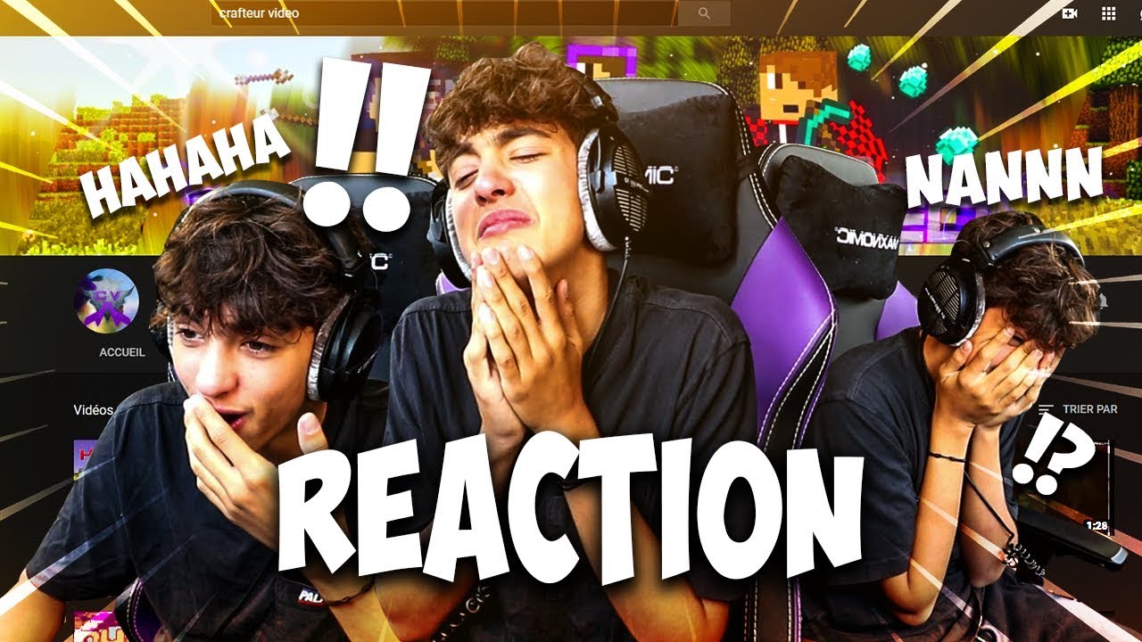 JE R&Eacute;AGIS &Agrave; MA PREMI&Egrave;RE CHA&Icirc;NE YOUTUBE !