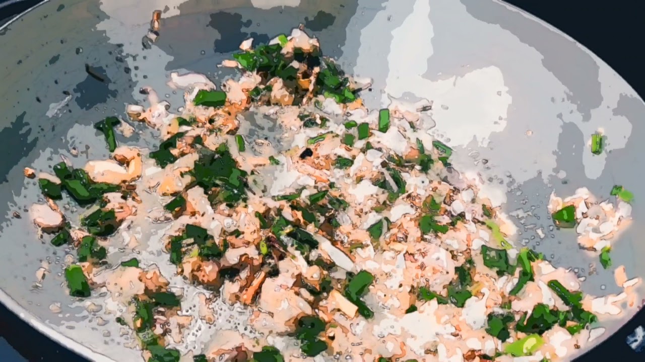 '4K'   'ANIME' food cooking, Spring roll filling || Anime style