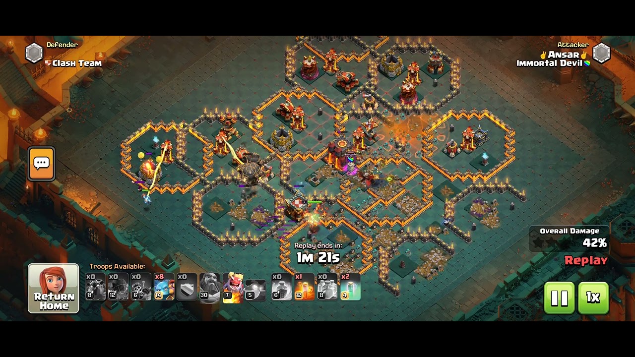 How to get 3 stars in Hero Campaign, Dragon Escape, Fire skies in clash of clans/COC. 1st March 2026