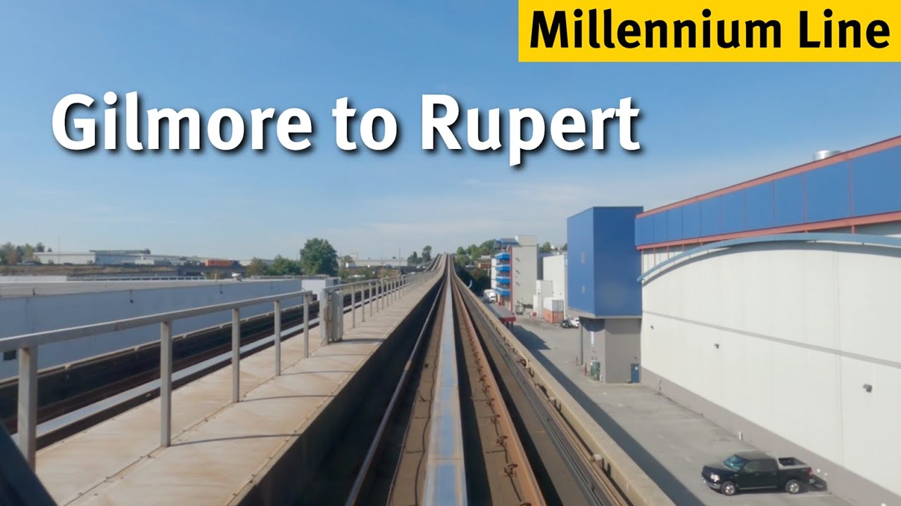 Vancouver SkyTrain - Gilmore to Rupert [Millennium Line] | Station-to-Station Ride