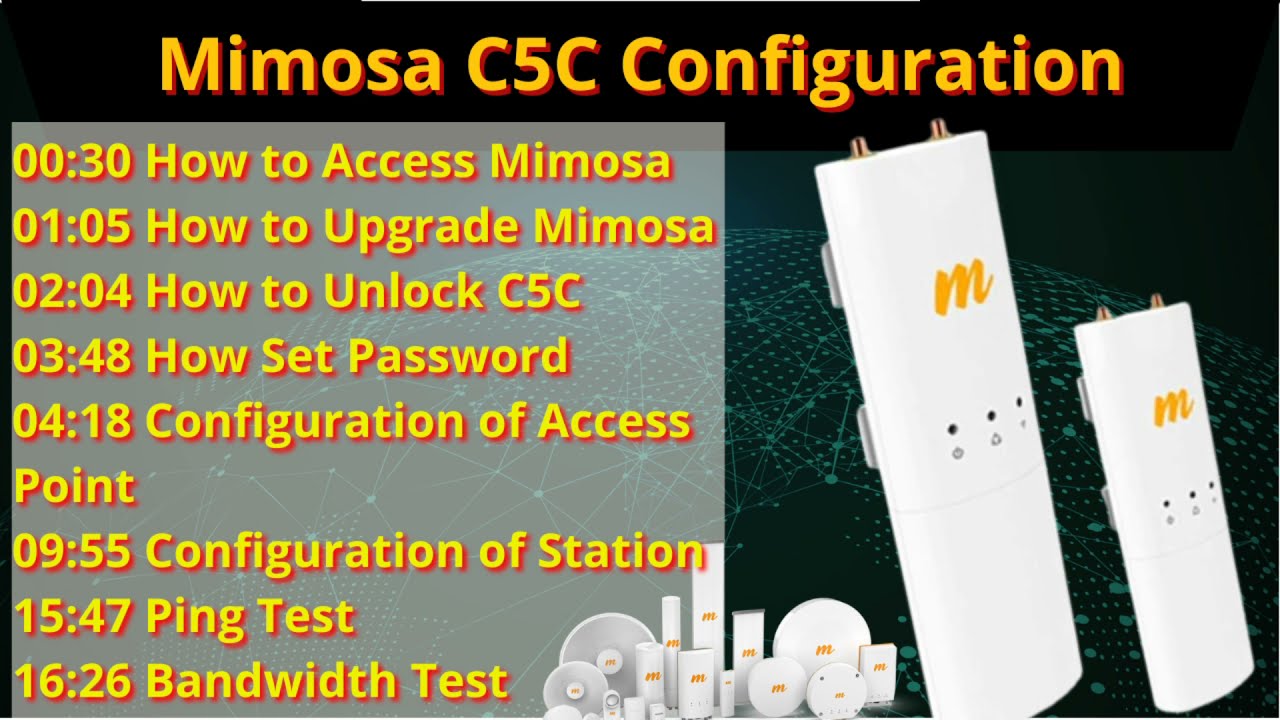 How to Configure Mimosa C5C | How to unlock Mimosa C5C | Mimosa Configuration || iT info